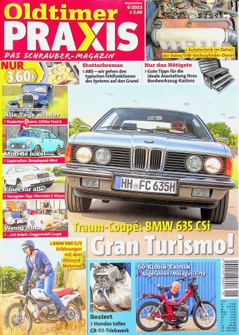 Deckblatt Oldtimer Praxis (09/2023)